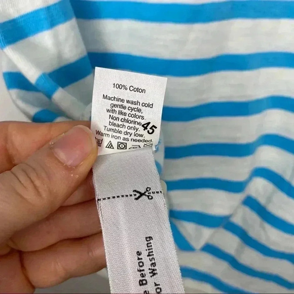 💃🏻EUC J Crew Colorblock & Striped 3/4 Sleeve Top - Picture 9 of 9